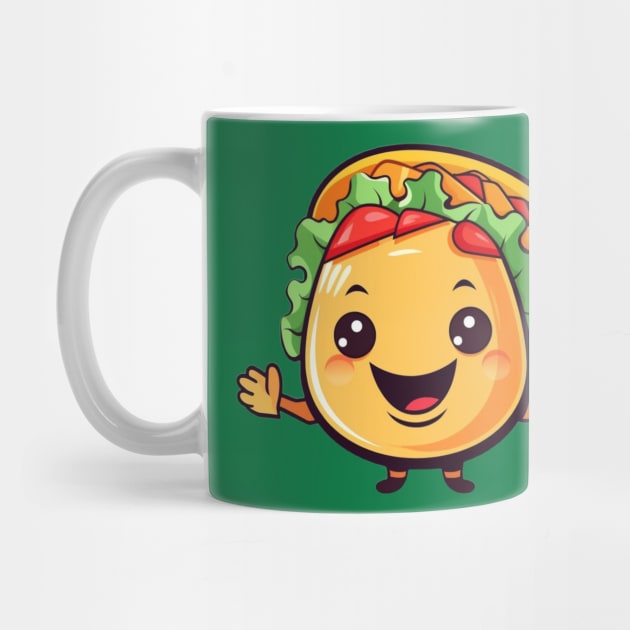 kawaii Taco  T-Shirt cute potatofood funny by nonagobich